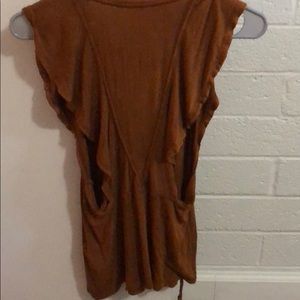 Free people brown top